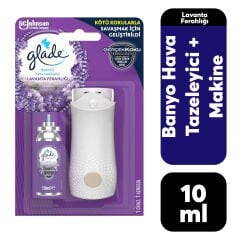 Makine + Yedek Sprey Glade 10 ml Banyo Lavanta Ferahlığı