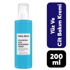 Maruderm Hyalüronik Asit Nemlendirici 200 ml Yüz ve Cilt Bakım Kremi