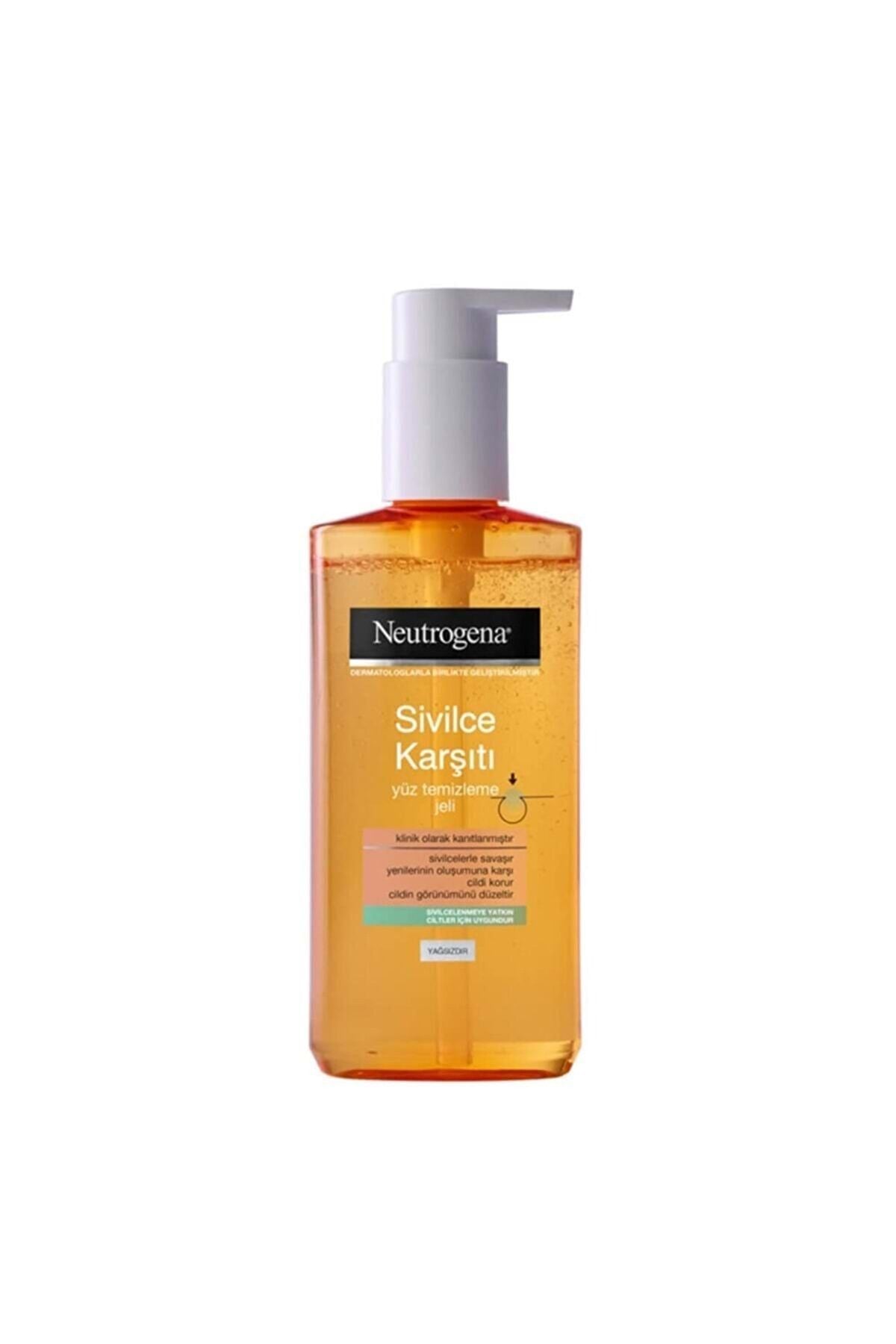 Neutrogena Yüz Temizleme Jeli 200 ml Sivilce Karşıtı