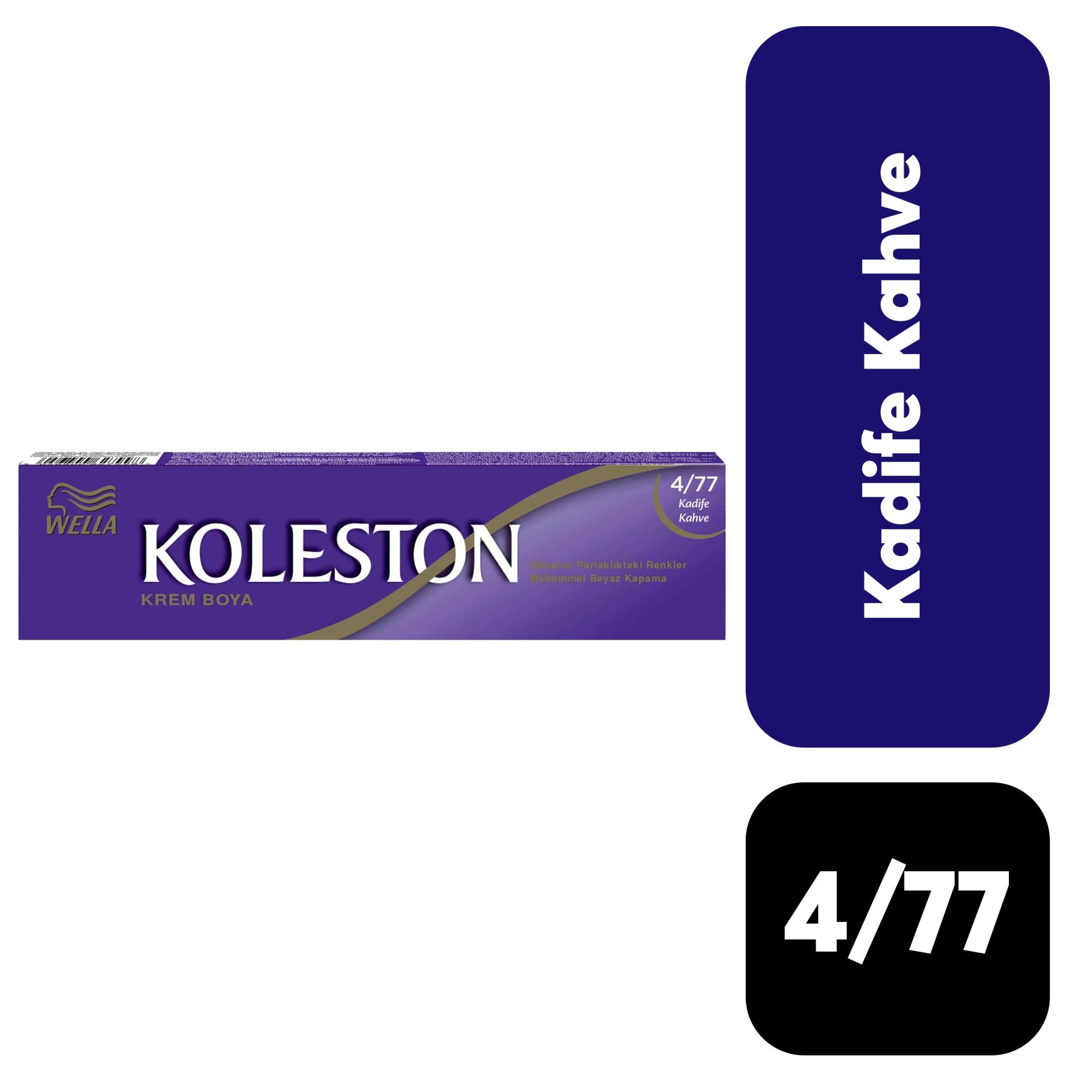 Koleston Tüp .4/77 Kadife Kahve