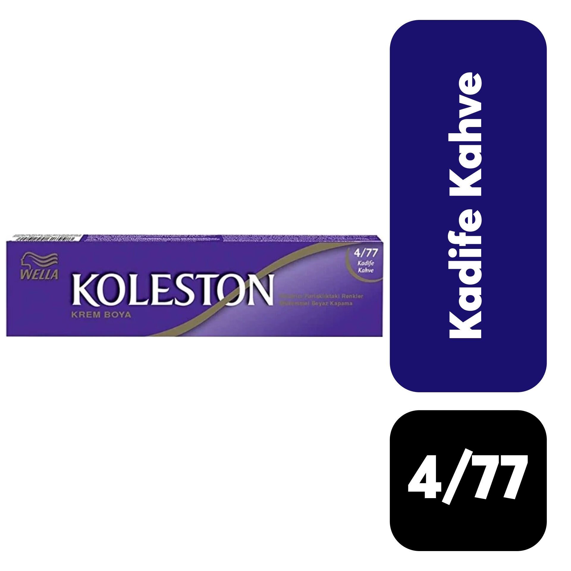 Koleston Tüp .4/77 Kadife Kahve