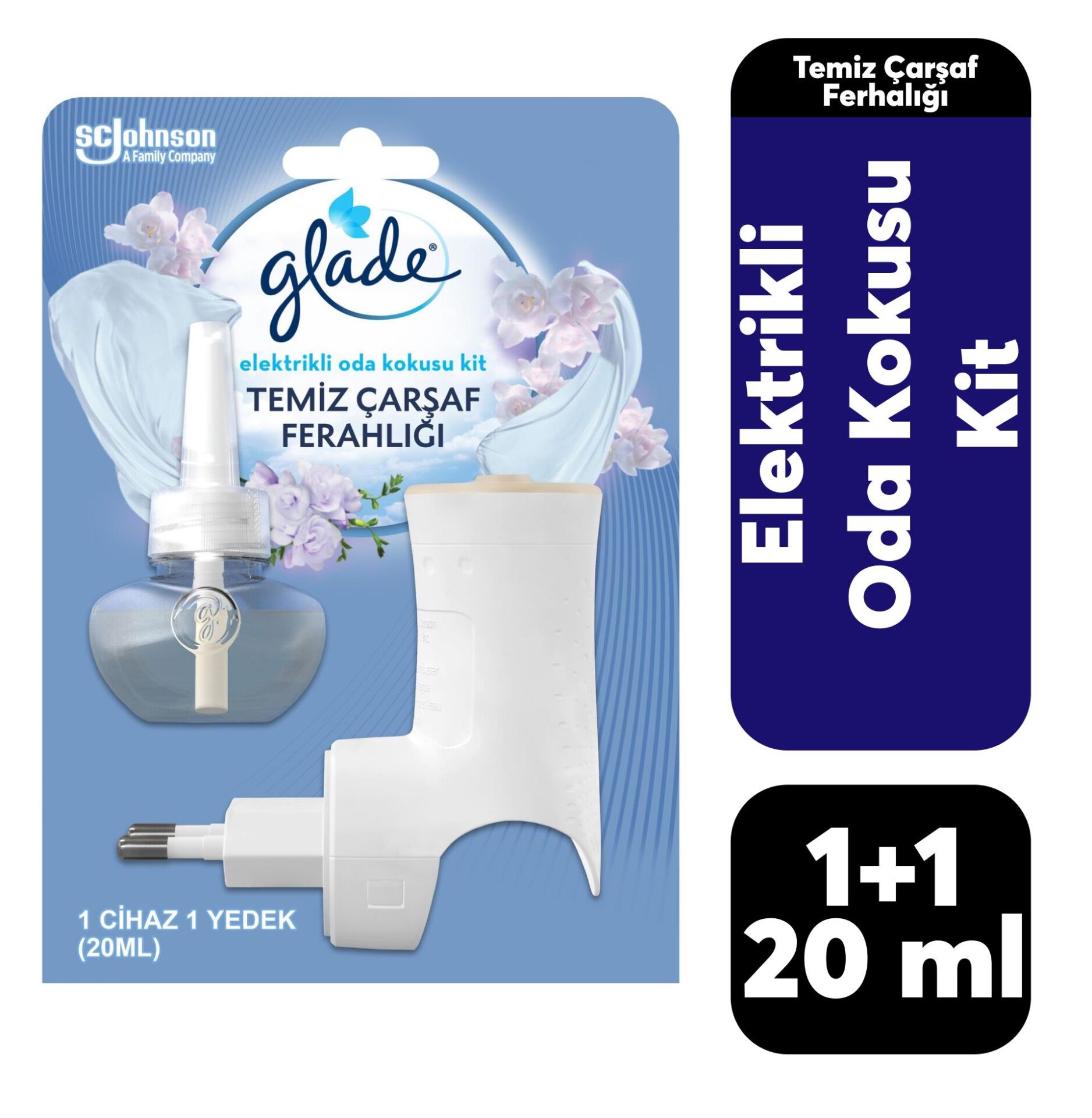Glade Elektrikli Oda Kokusu Kit Temiz Çarşaf