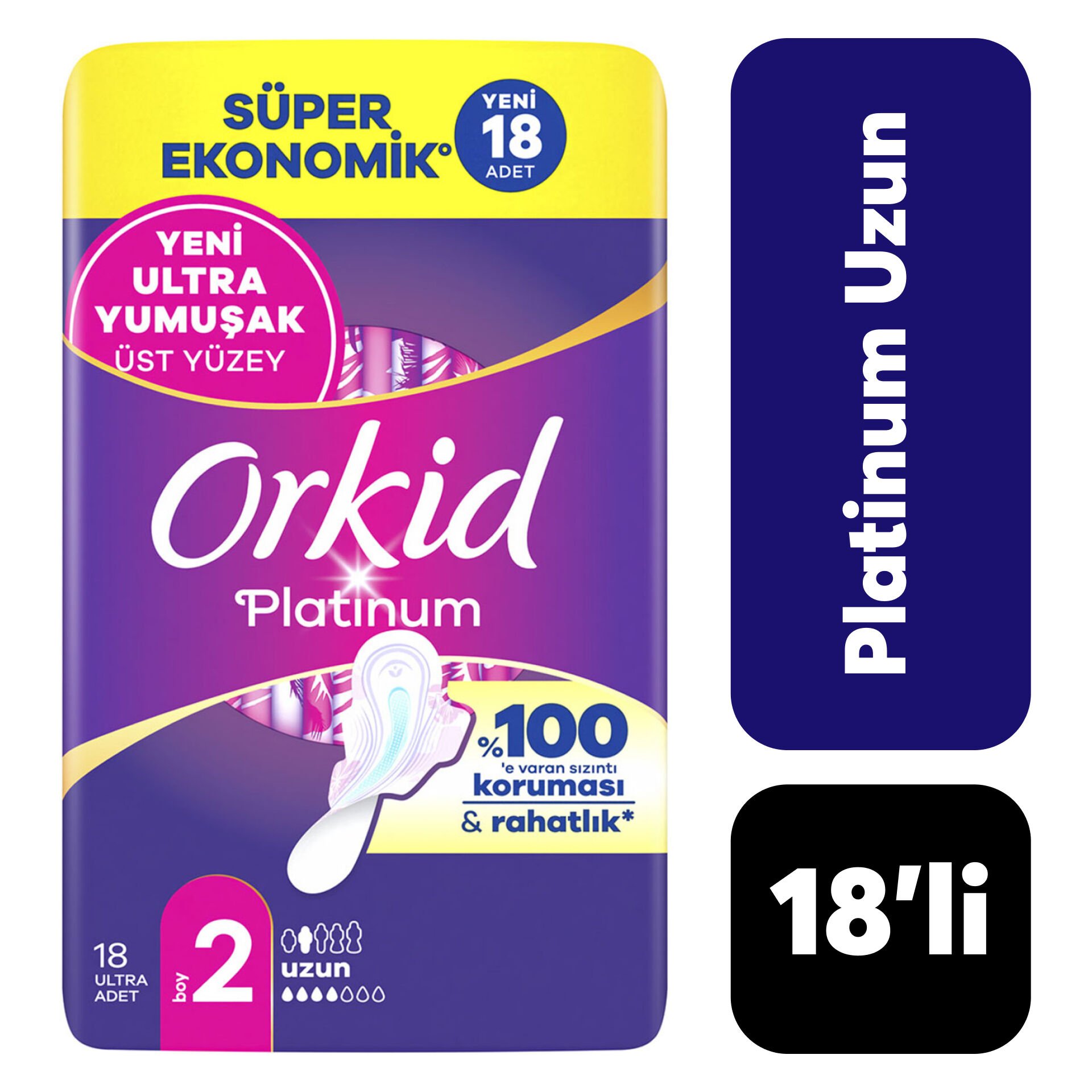 Orkid Ped Platinum 4'lü Normal 18'li