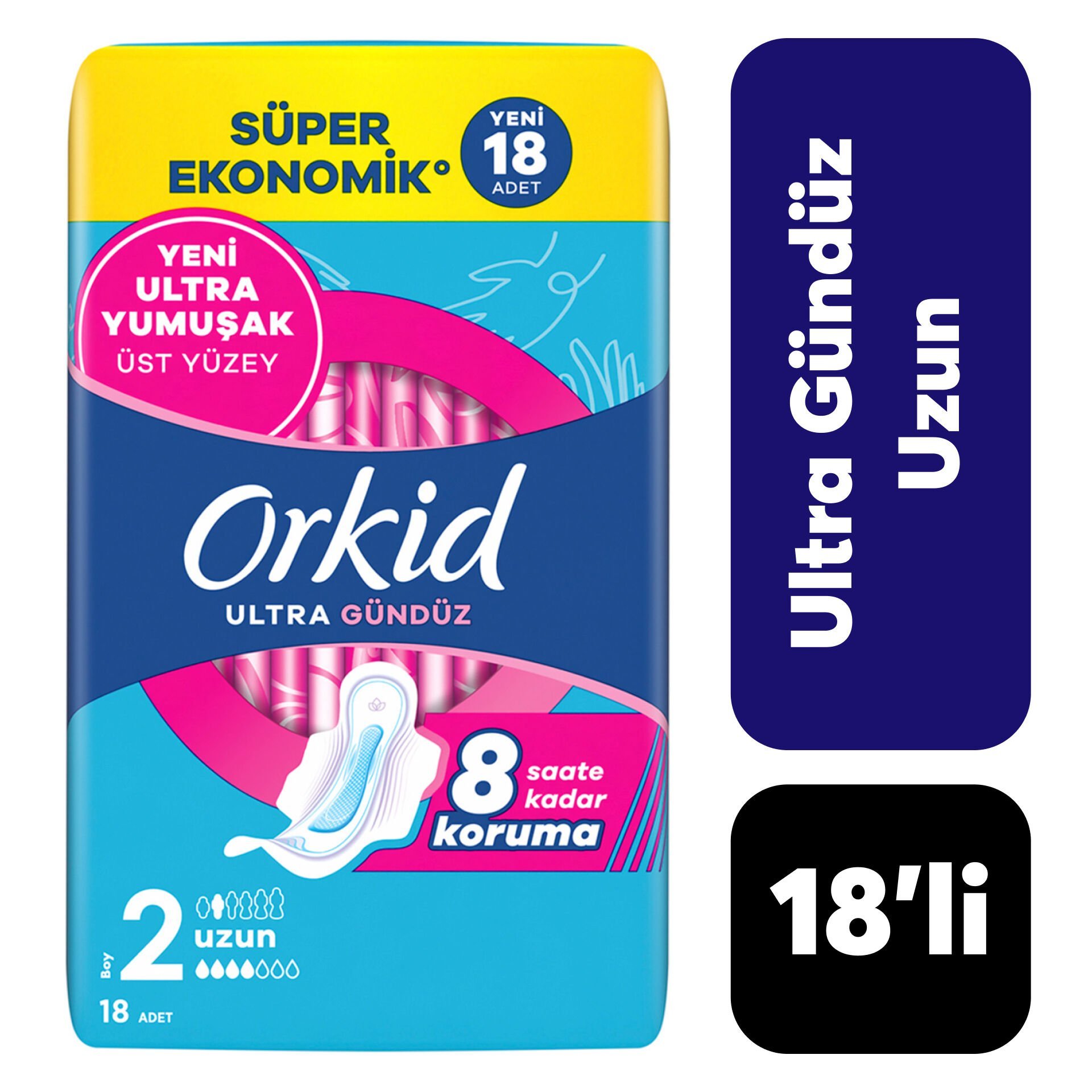 Orkid Ped Ultra 4’lü Uzun 18’li
