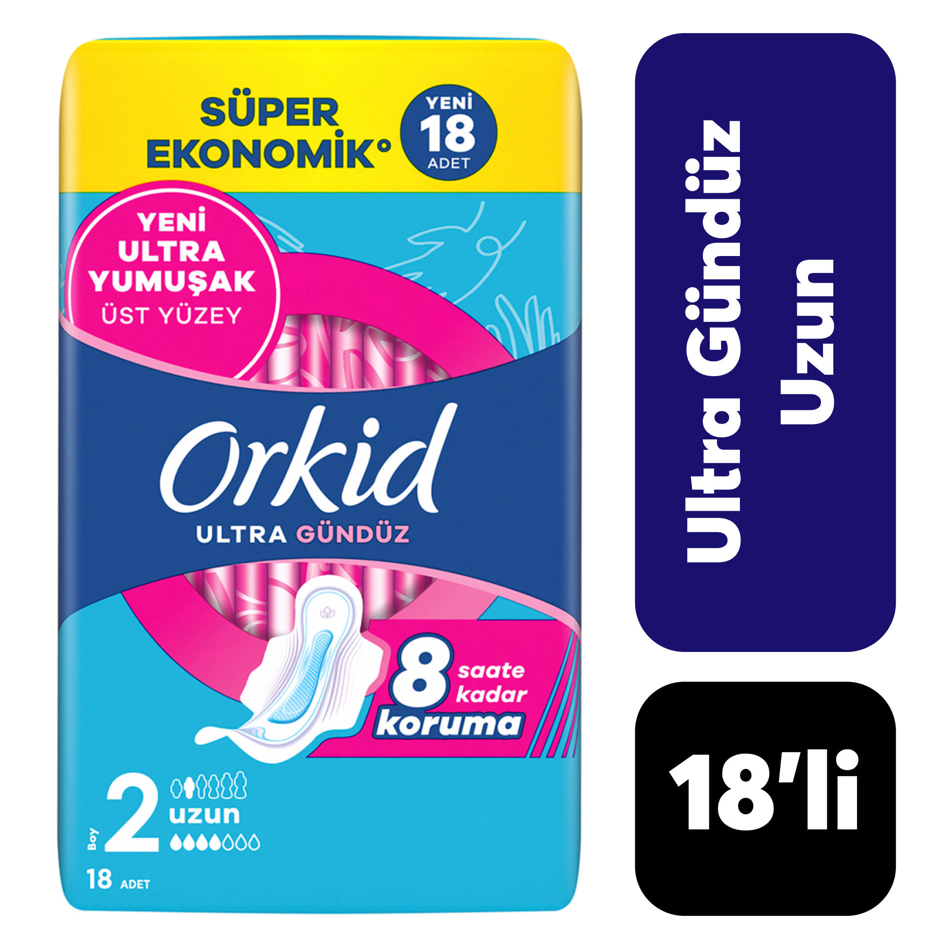 Orkid Ped Ultra 4’lü Uzun 18’li