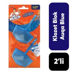 Klozet Blok Mr.Muscle 2’li Aqua Blue