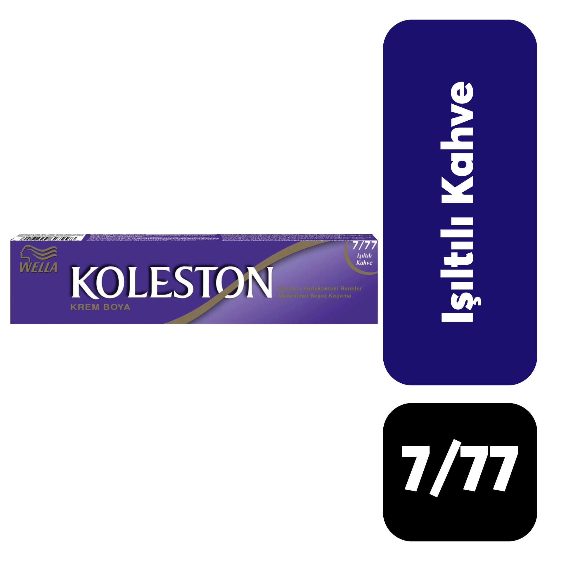 Koleston Tüp .7/77 Işıltılı Kahve