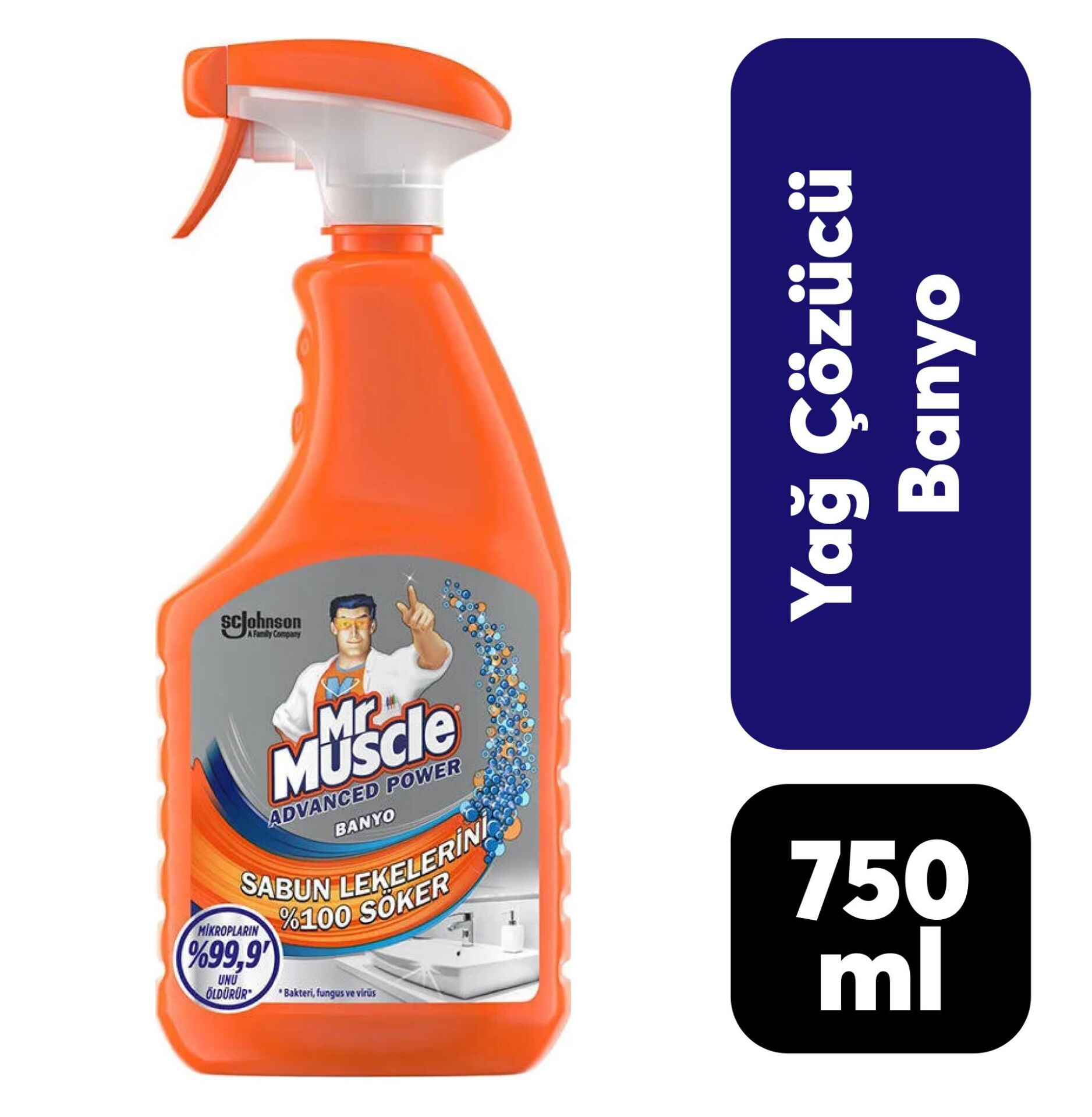 Yağ Çözücü Mr.Muscle 750 ml Banyo