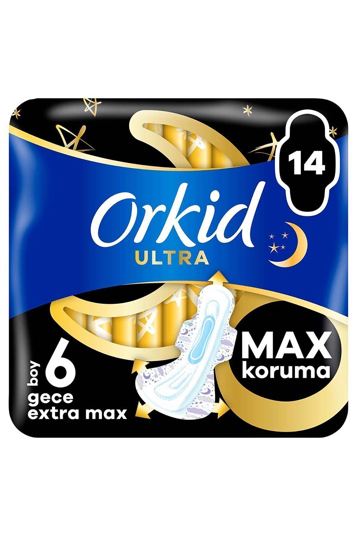 Orkid Ped Ultra 4'lü Gece Extra Max 14'lü