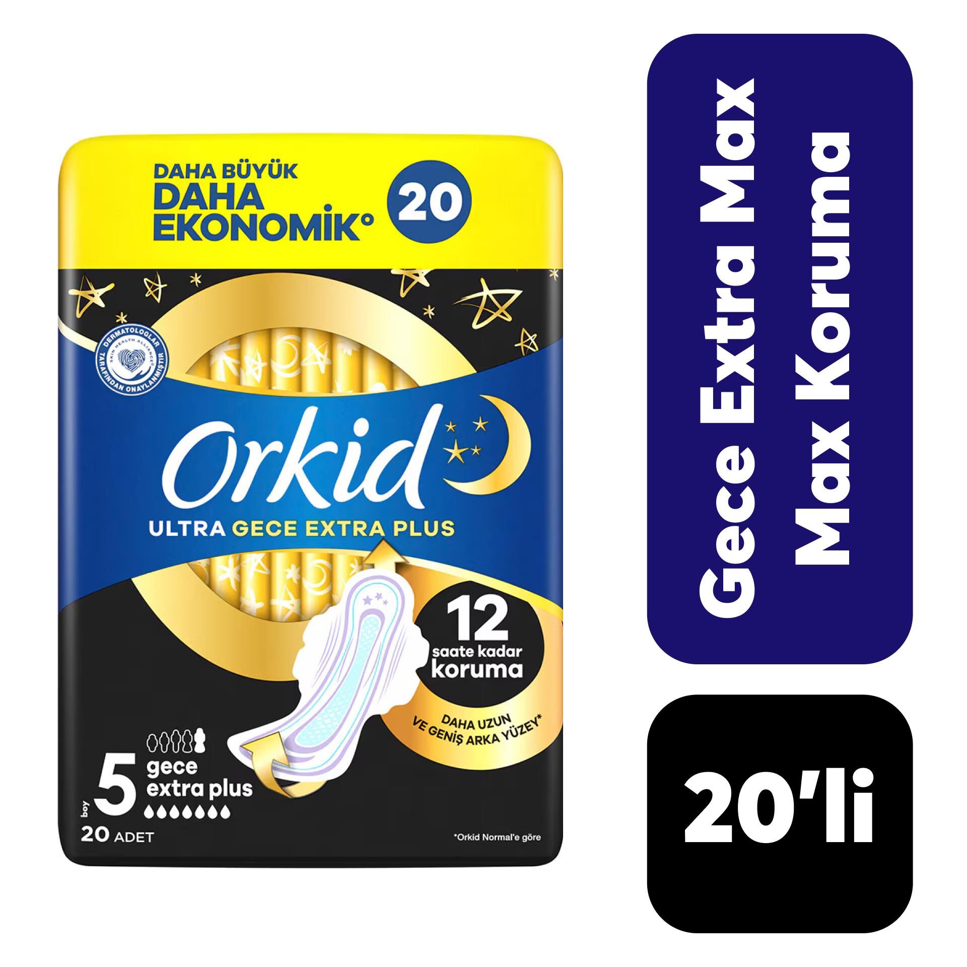 Orkid Ped Ultra 4'lü Gece Extra Plus 20'li