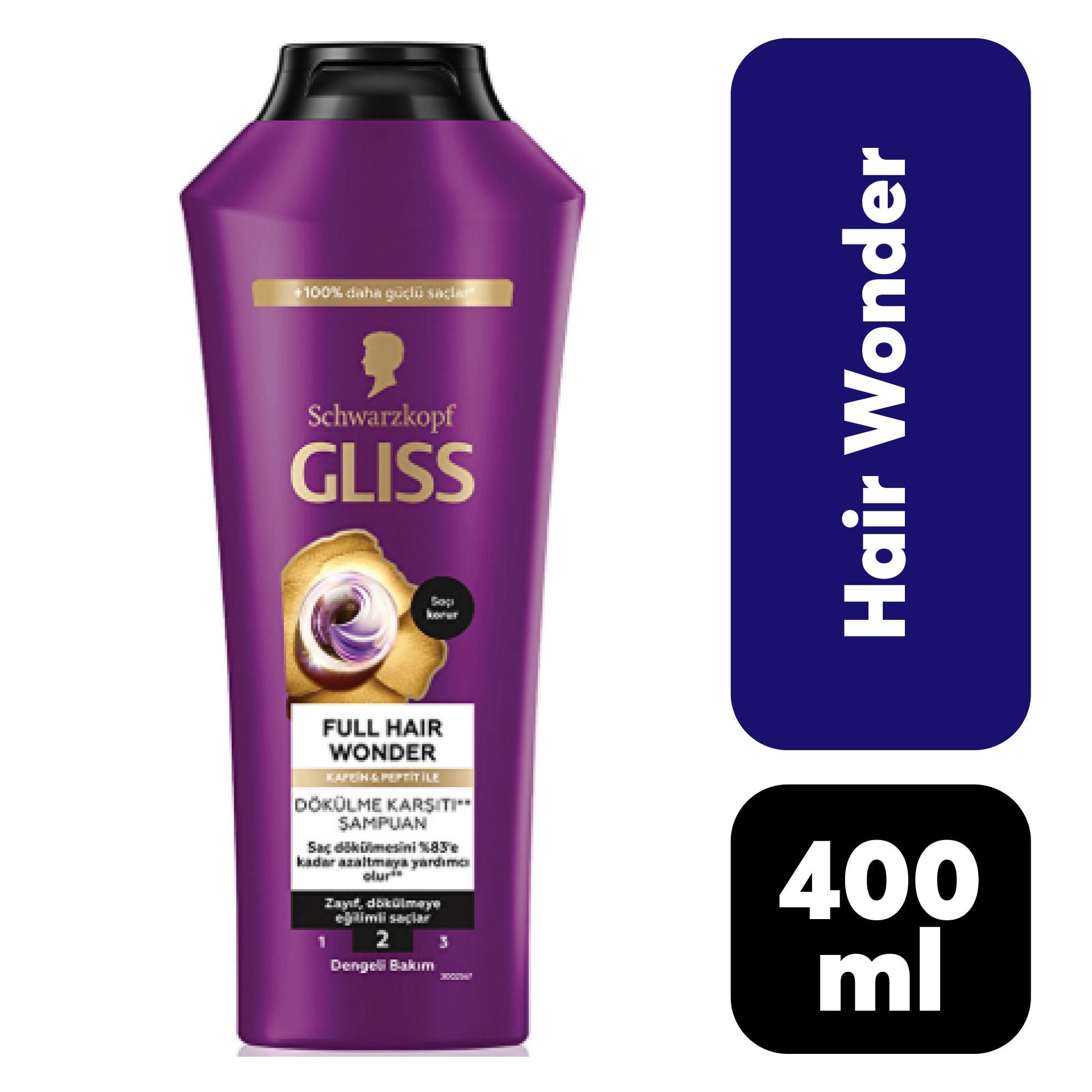 Şampuan Gliss 400 Ml Full Hair Wonder***