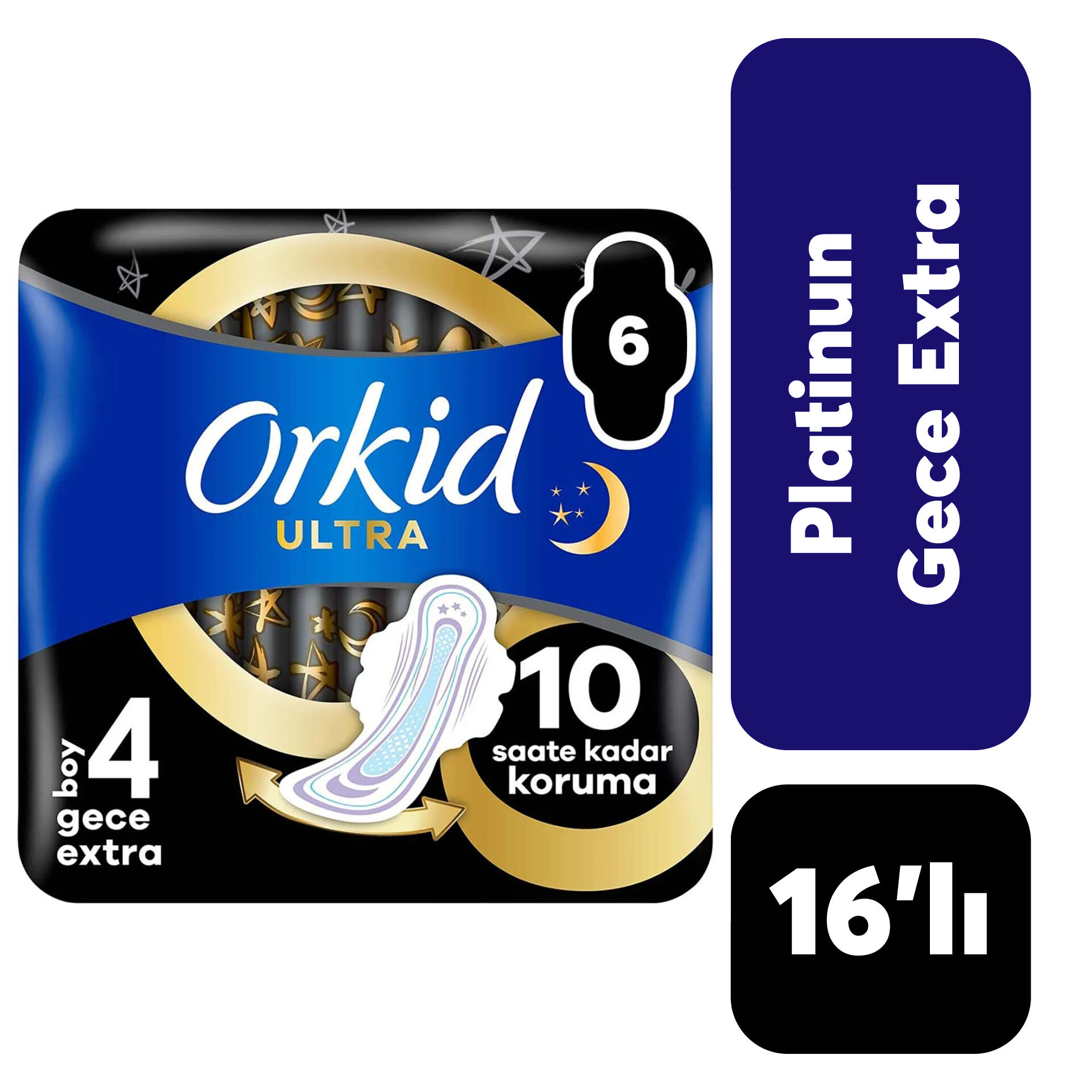 Orkid Ped Ultra Tekli Gece Extra 6'lı***