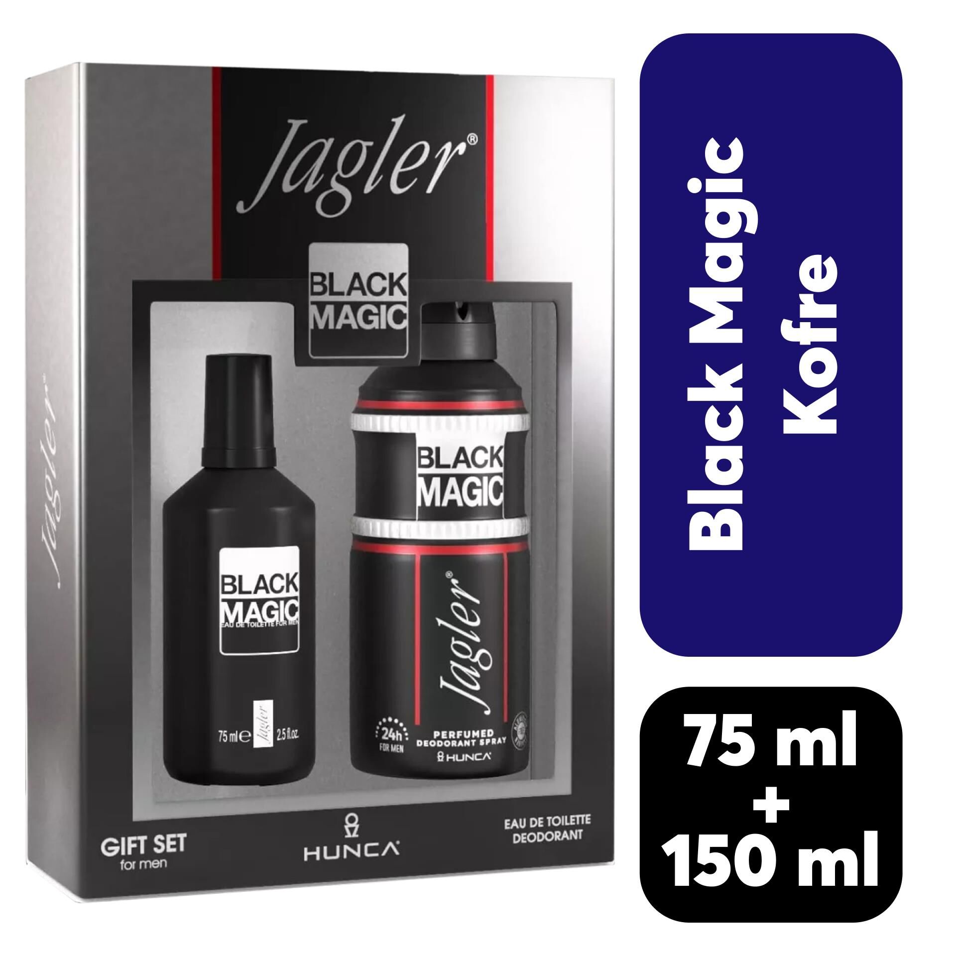 Kofre Erkek Jagler Parfüm 75 ml + 150 ml Deodorant