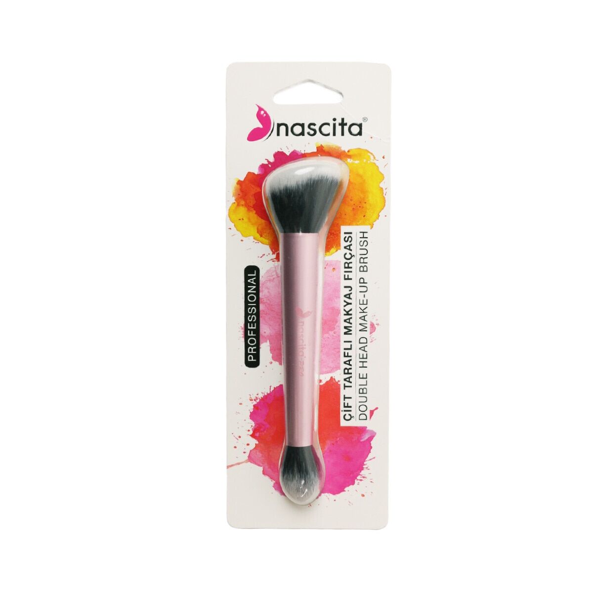 Nascita (0656) Çift Taraflı Makyaj Fırçası