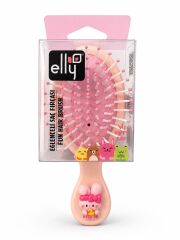 Elly (0106) Figürlü Mini Saç Fırçası Pembe