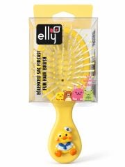 Elly (0113) Figürlü Mini Saç Fırçası Sarı