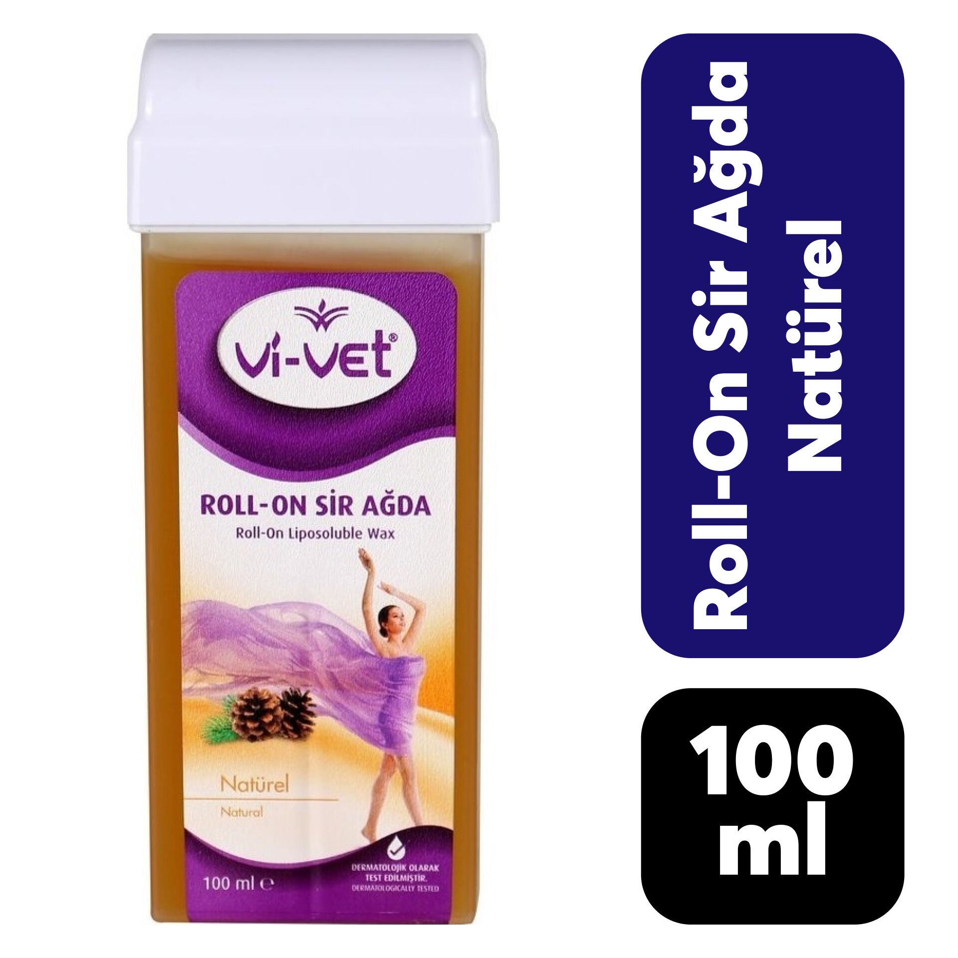 Vi-Vet Roll-On Sir Ağda 100 ml Natürel