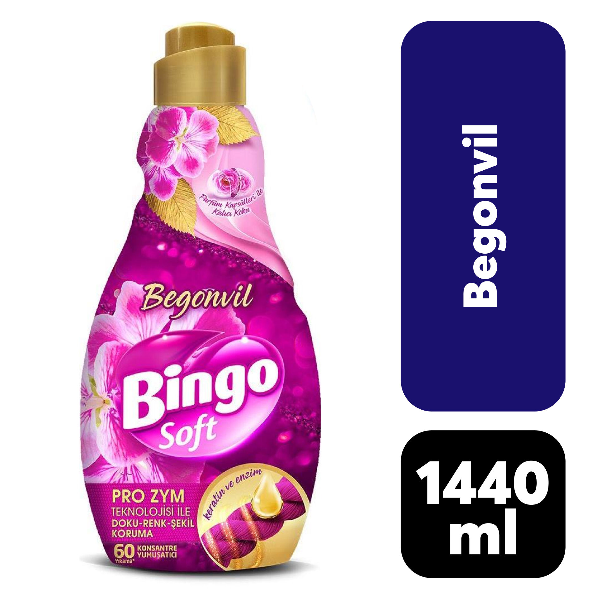 Yumuşatıcı Bingo Soft Konsantre 1440 Ml Begonvil