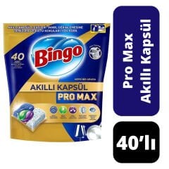 Bulaşık Tableti Bingo 40'lı Pro Max