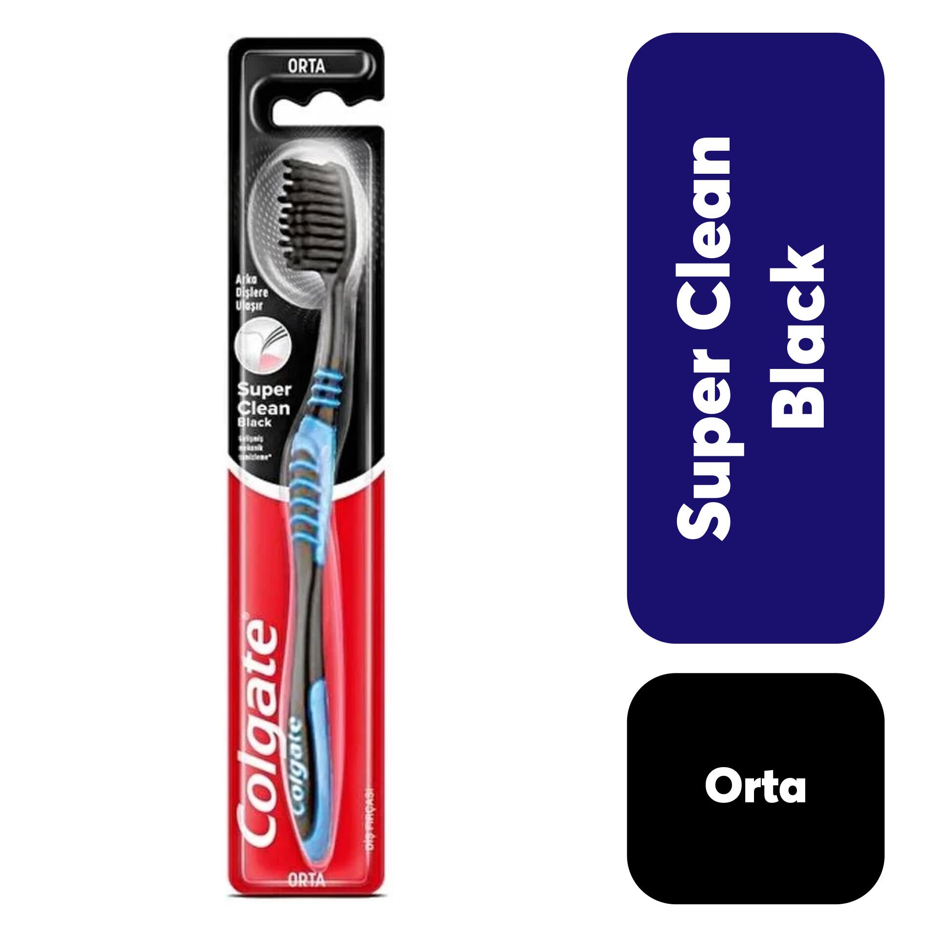 Diş Fırçası Colgate Clean Black Orta