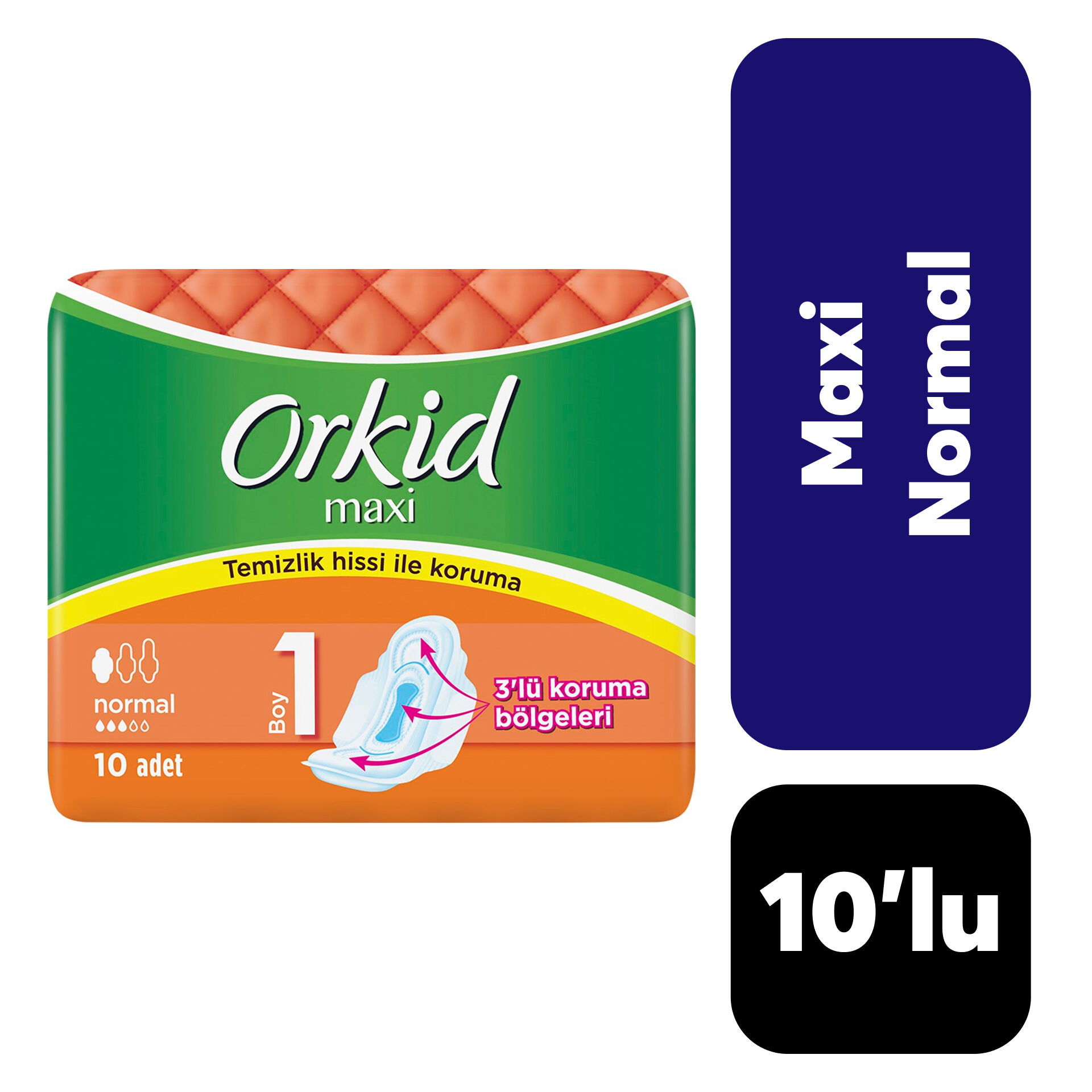 Orkid Ped Maxi Tekli Normal 8'li