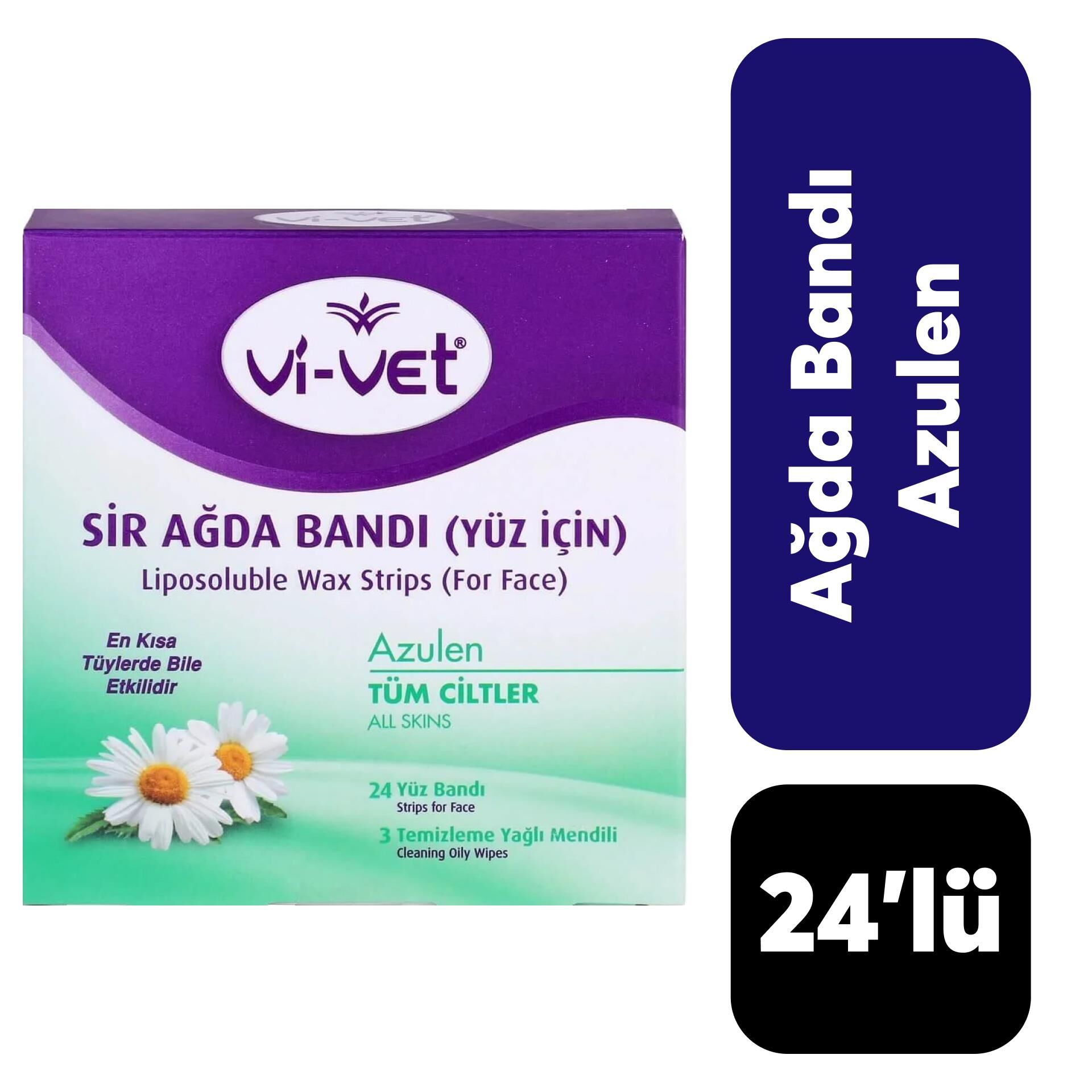 Vi-vet Sir Ağda Bandı 24'lü Azulen Yüz