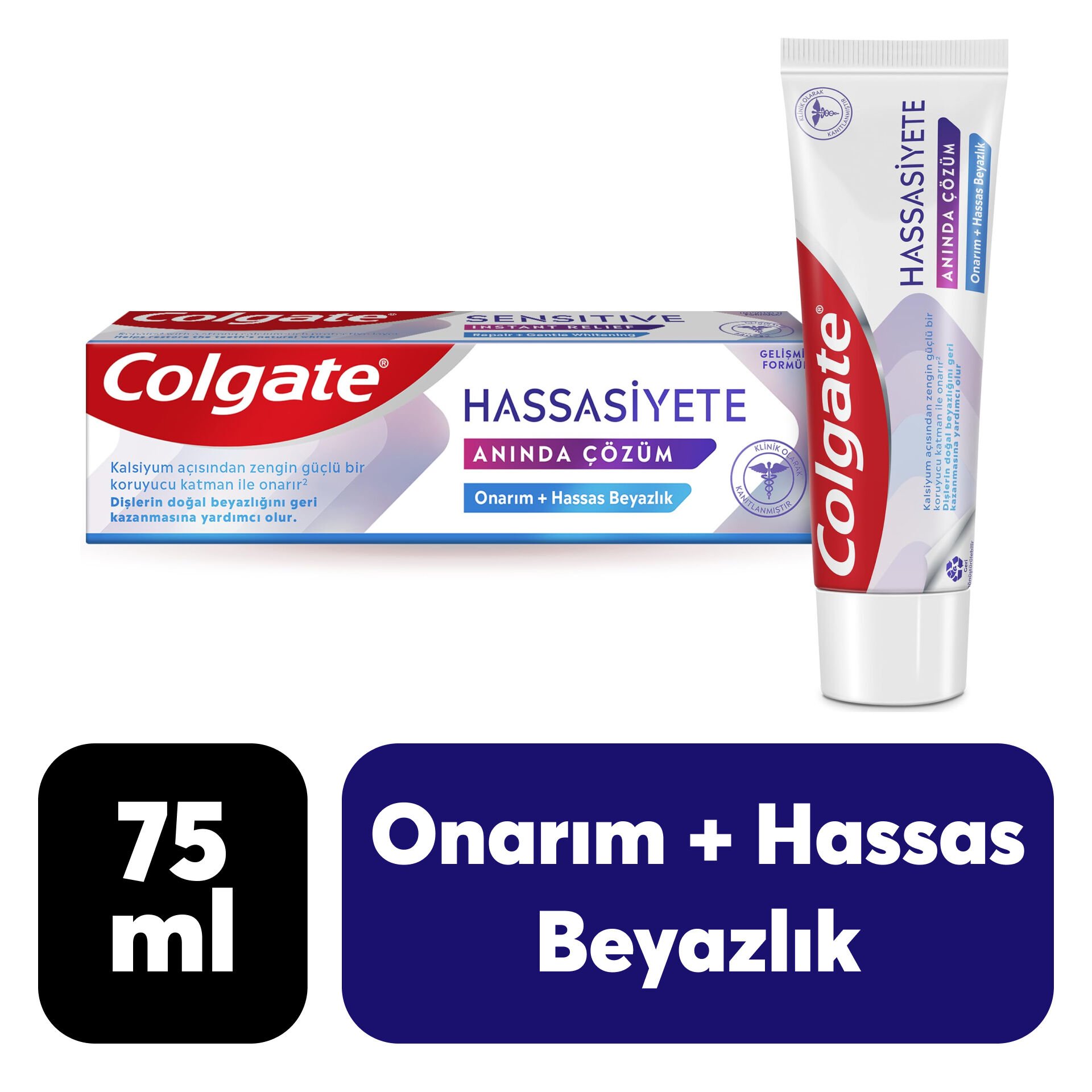 Diş Macunu Colgate 100 ml Onarım + Hassas Beyazlık