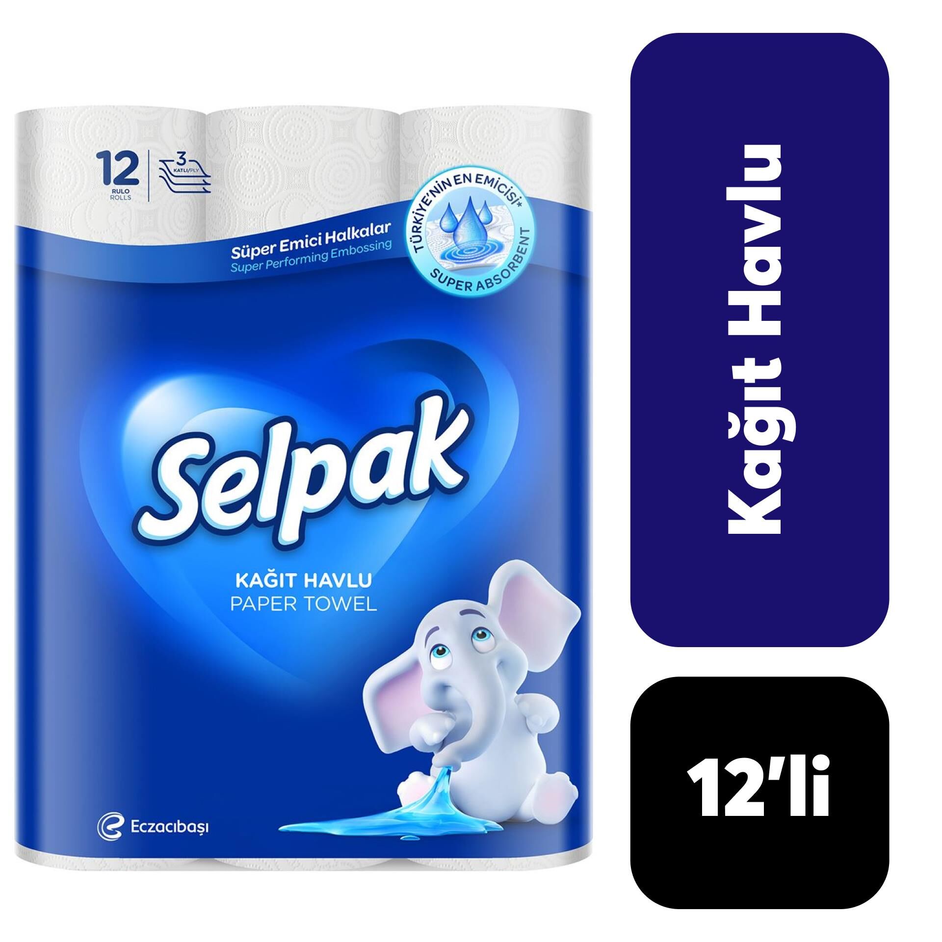 Kağıt Havlu Selpak 12 Rulo