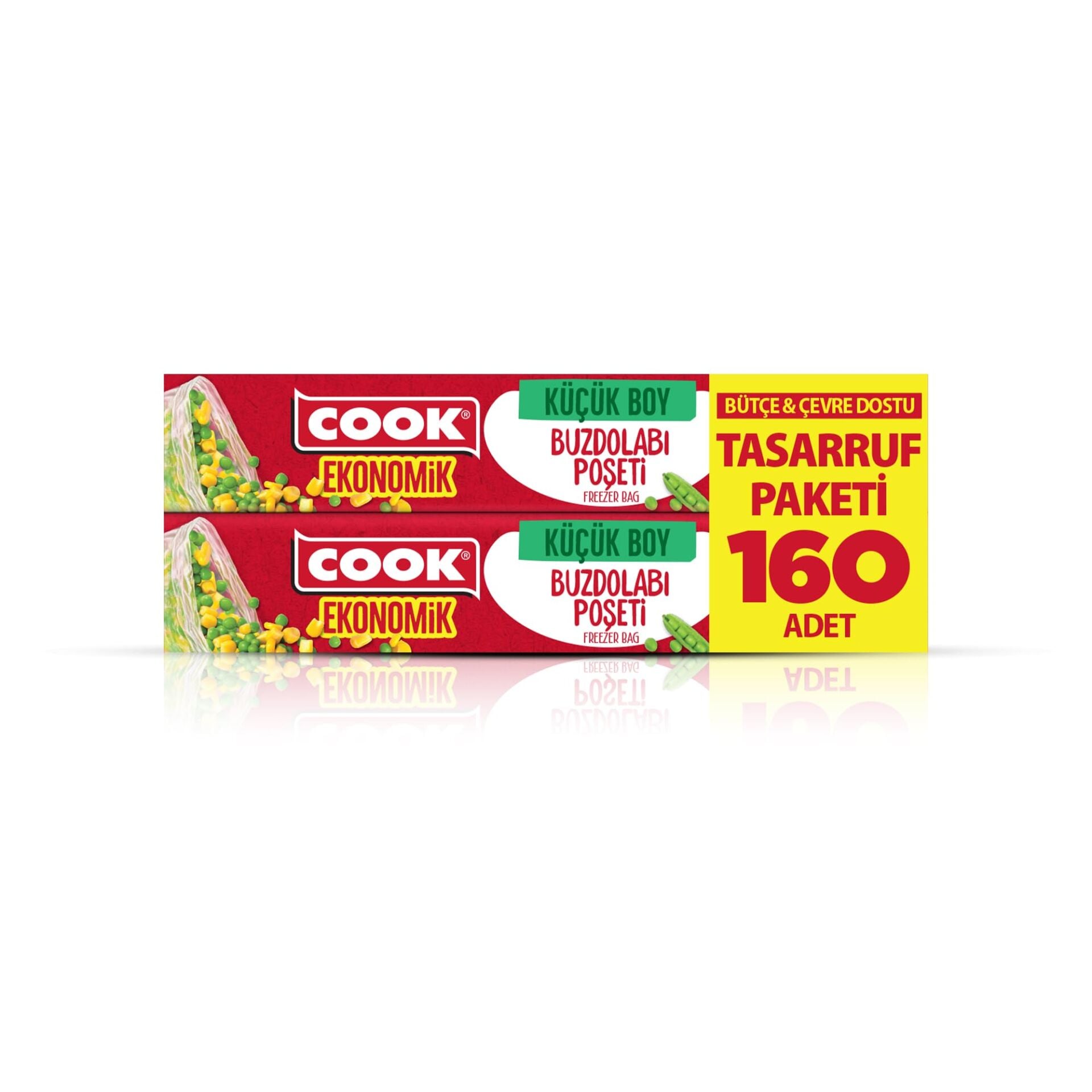 Cook Küçük Boy Buzdolabı Poşeti 160 Li 20*30 Cm