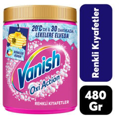 Leke Çıkarıcı Vanish Oxi 480 Gr Pembe