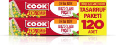 Cook Eko Orta Buzdolabı Poşeti 120 Li 24*35 Cm