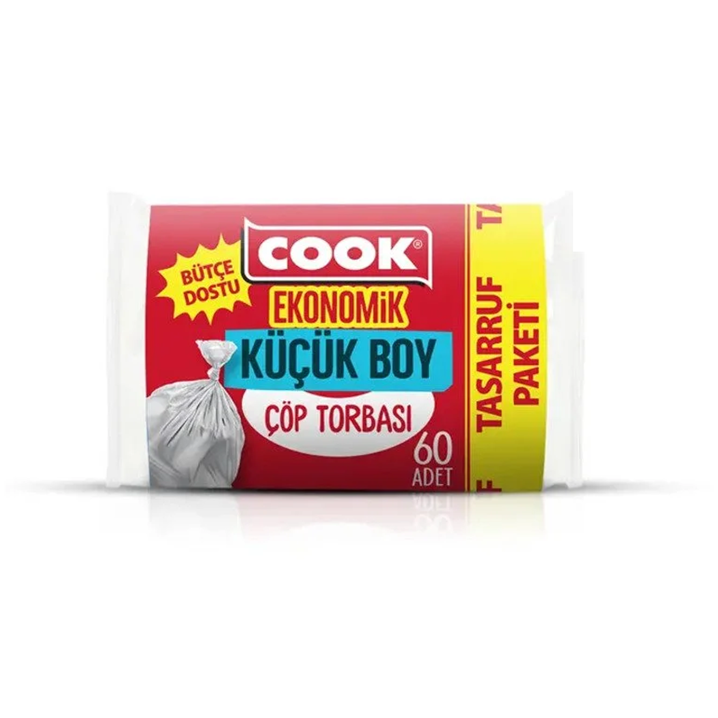 Cook Eko Küçük Boy Çöp Poşeti 60li 40*45 Cm