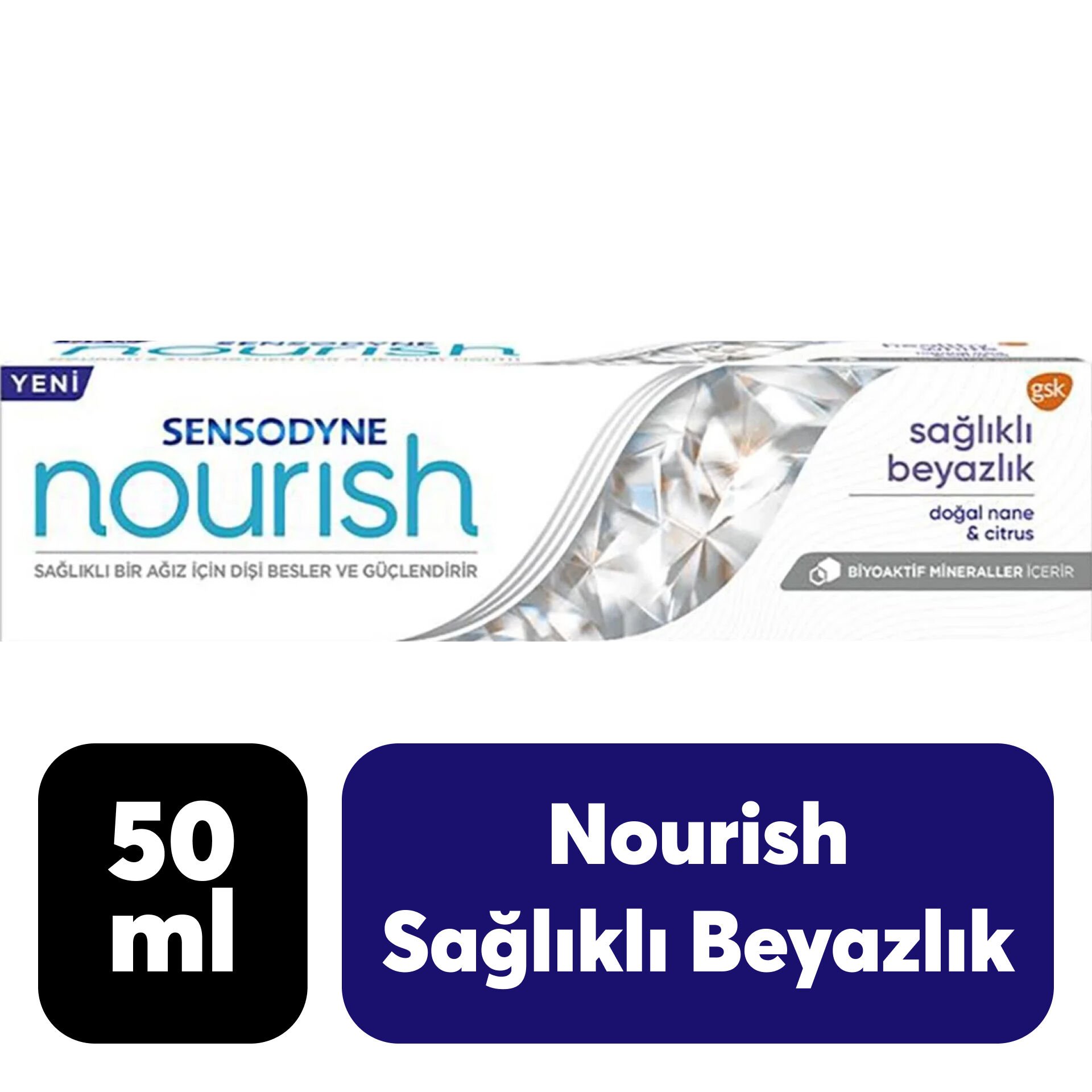Diş Macunu Sensodyne Nourish 50 ml Beyazlık