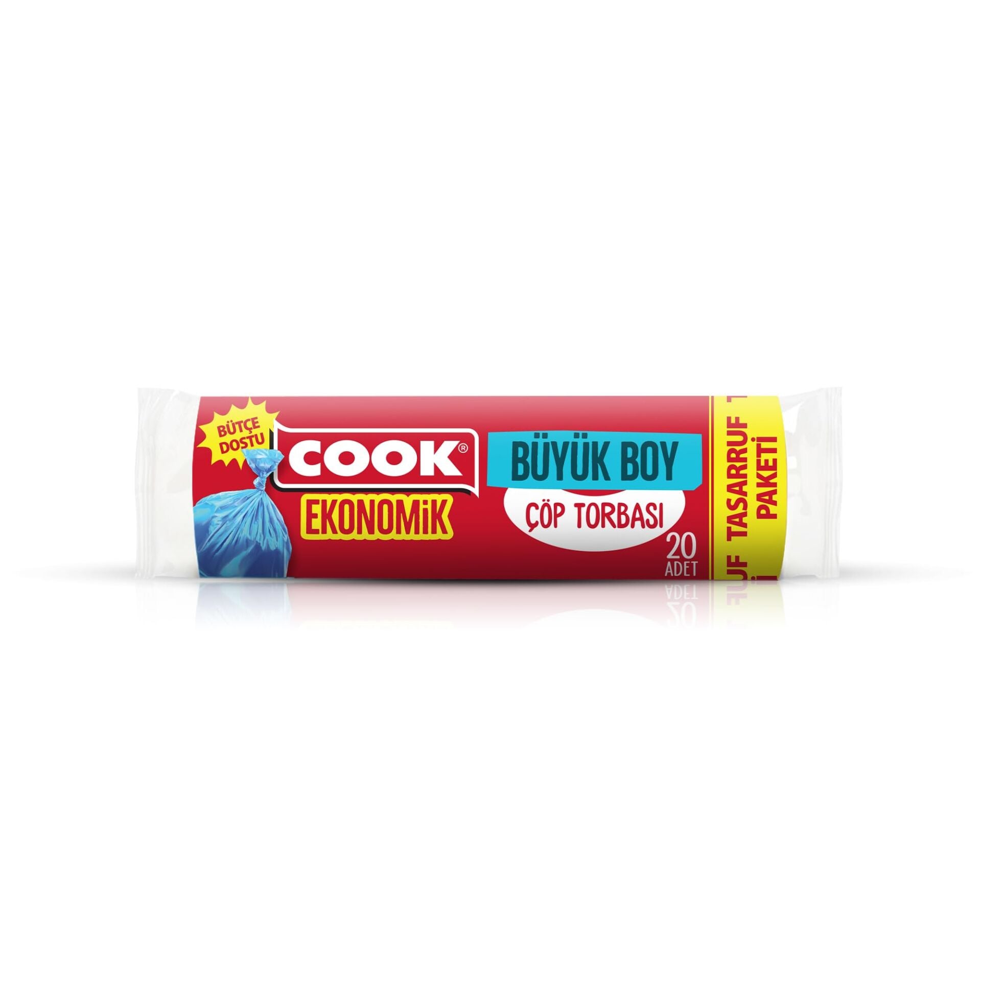 Cook Eko Büyük Boy Çöp Poşeti 20 Li 65*77 Cm