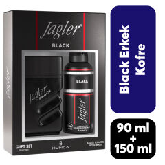 Kofre Erkek Jagler Parfüm 90 Ml + Deodorant 150 Ml Black