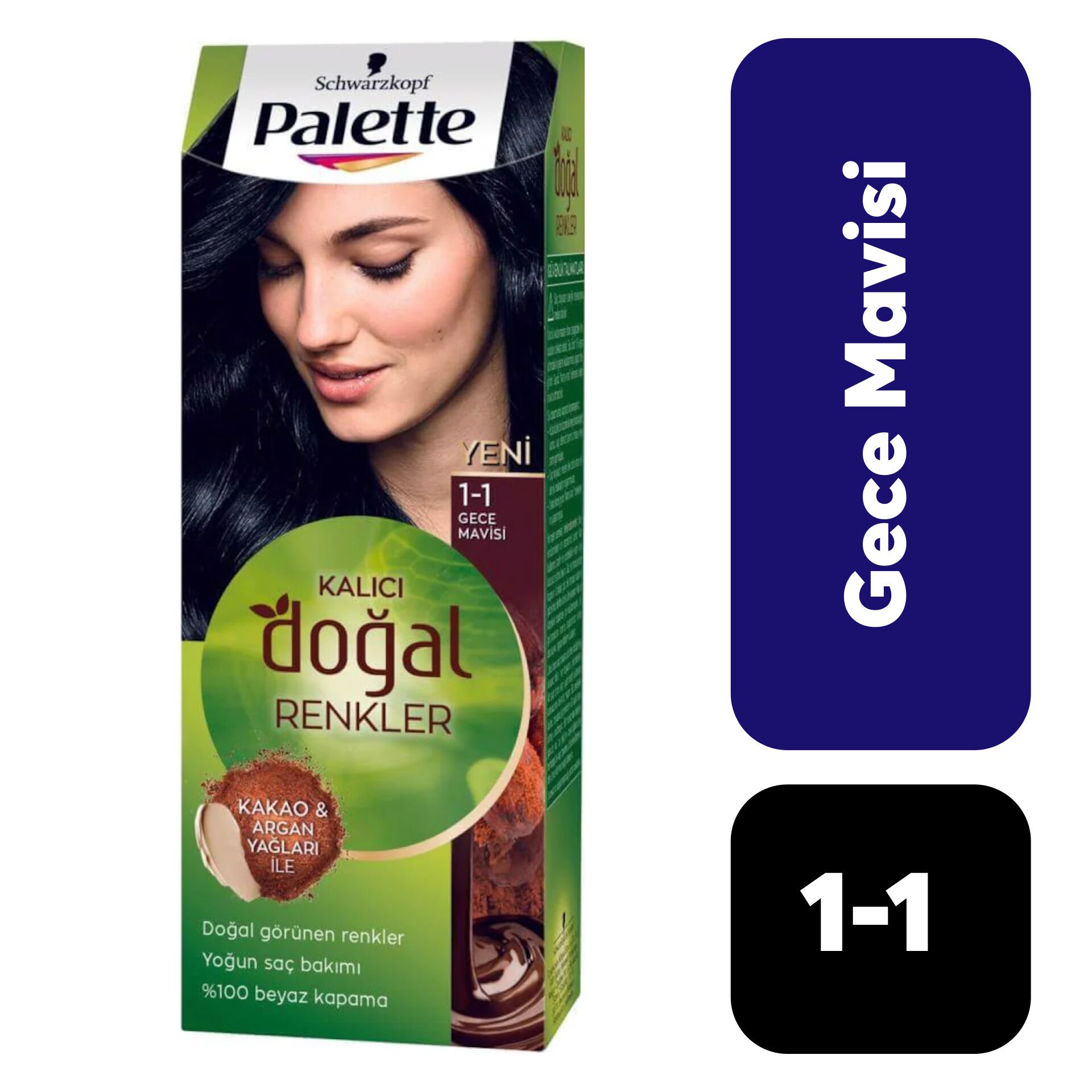 Doğal Palette .1-1 Gece Mavisi