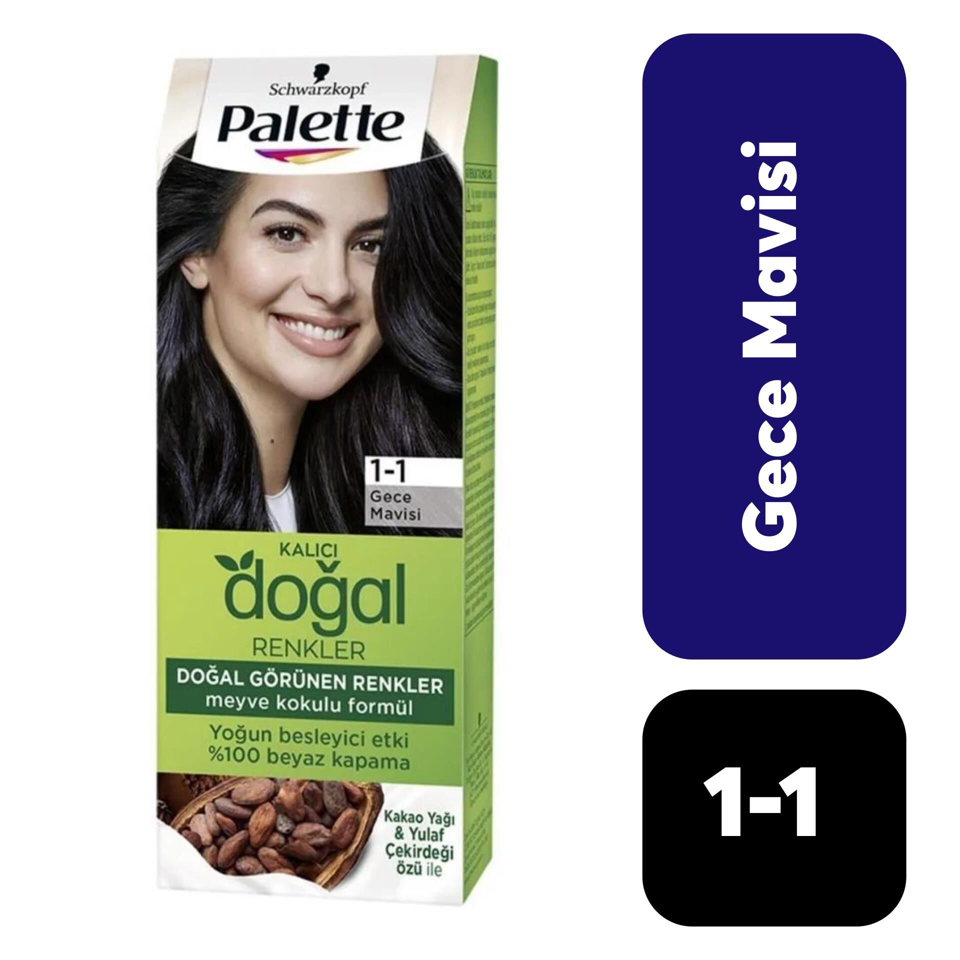 Doğal Palette .1-1 Gece Mavisi