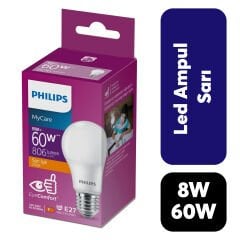 Ampul Philips MyCare 60w Sarı Işık E27