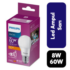 Ampul Philips Mycare 60w Sarı Işık E27
