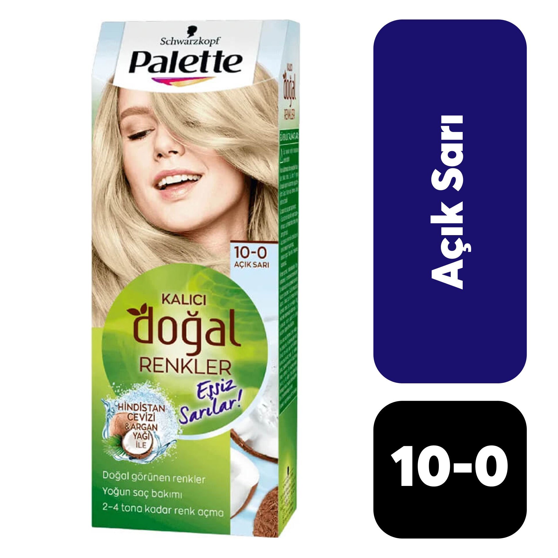 Doğal Palette 10-0 Açık Sarı