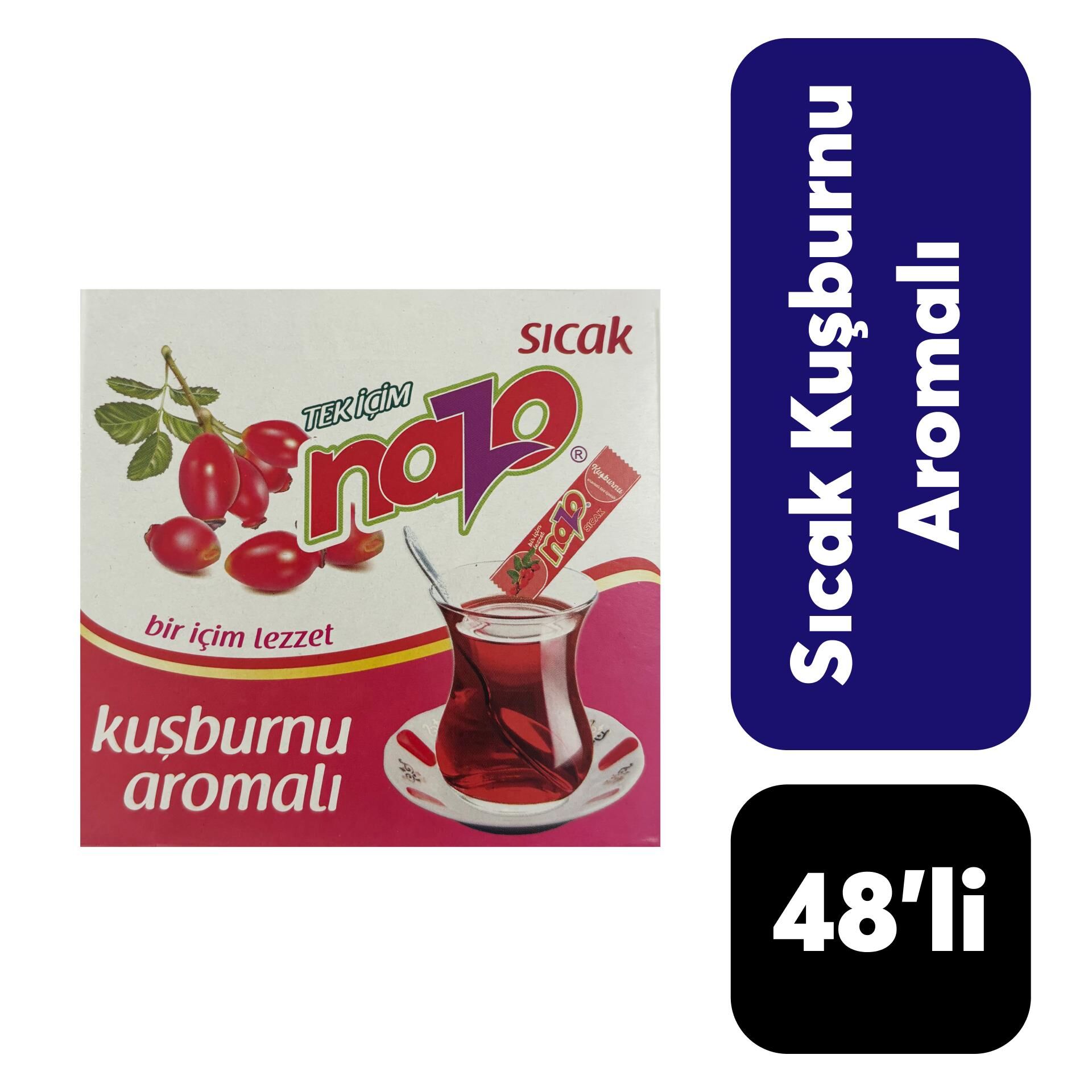 Nazo Toz İçecek 1,5 gr 48’li Kuşburnu