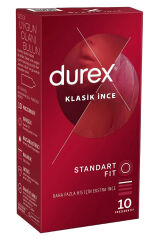 Durex Prezervatıf Klasik İnce 10'lu