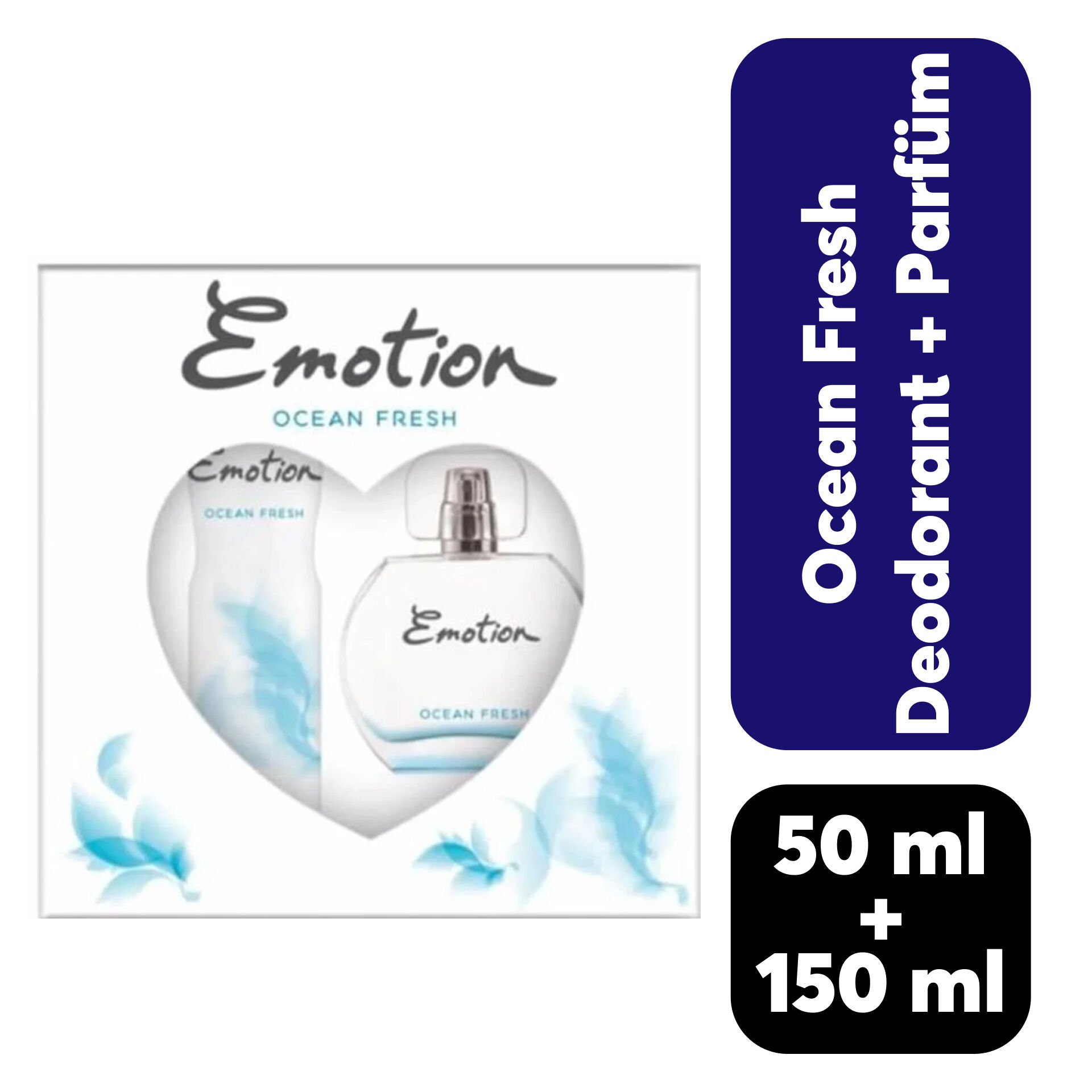 Kofre Emotion Kadın Deodorant 150 ml + Parfüm 50 ml Ocean Fresh