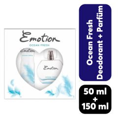 Kofre Emotion Kadın Deodorant 150 ml + Parfüm 50 ml Ocean Fresh