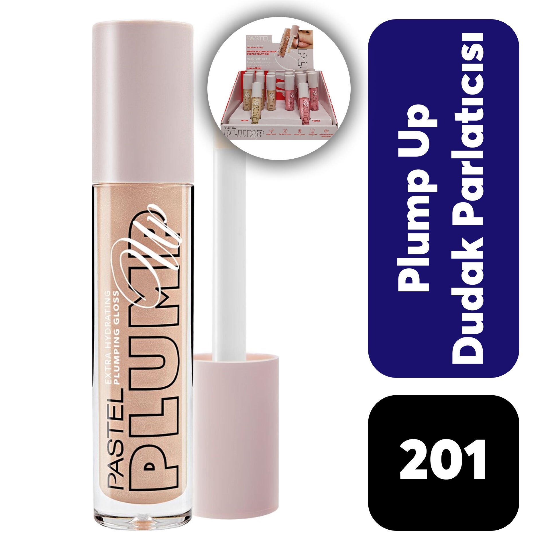 .Set Dudak Parlatıcı Pastel Plump Up 201
