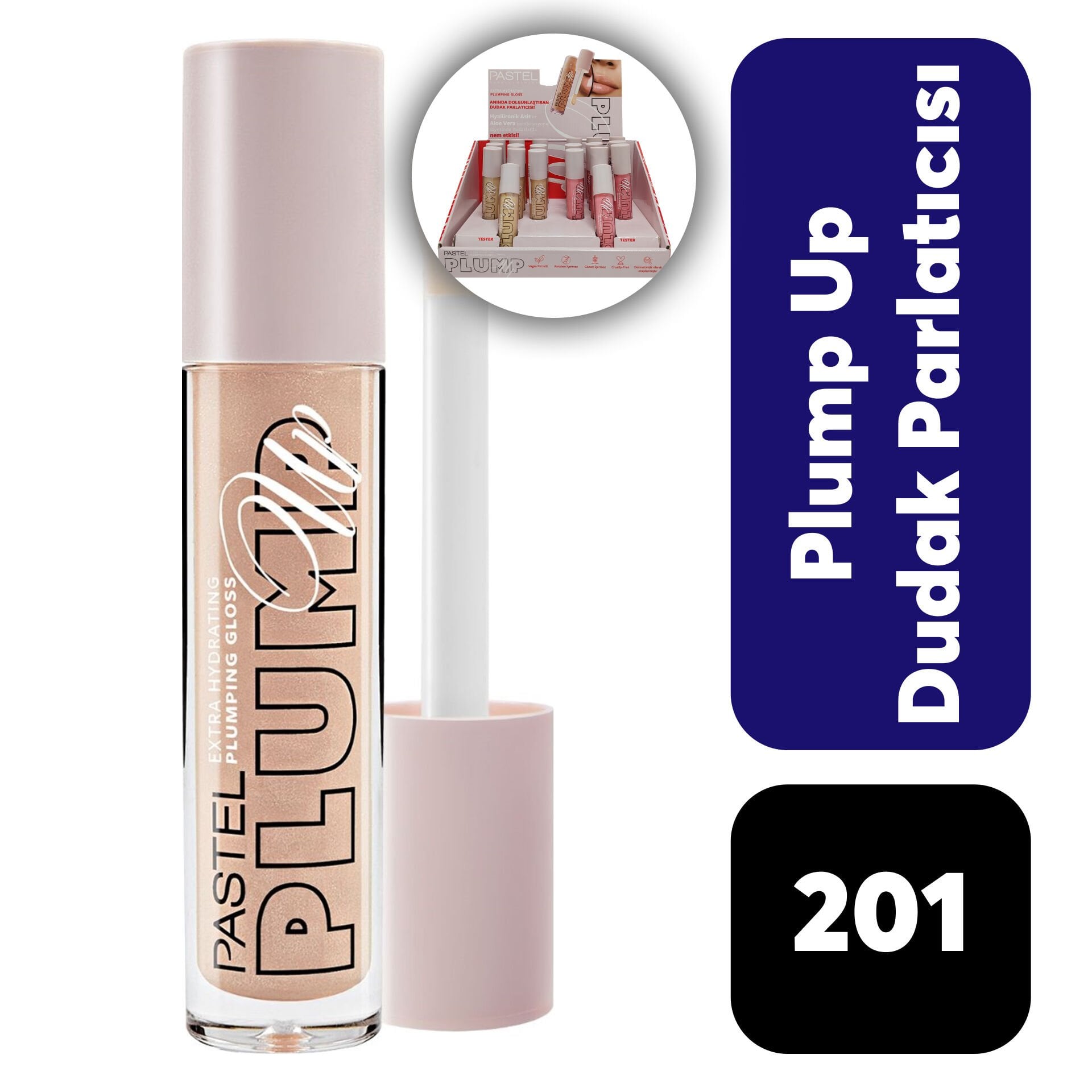 .Set Dudak Parlatıcı Pastel Plump Up 201