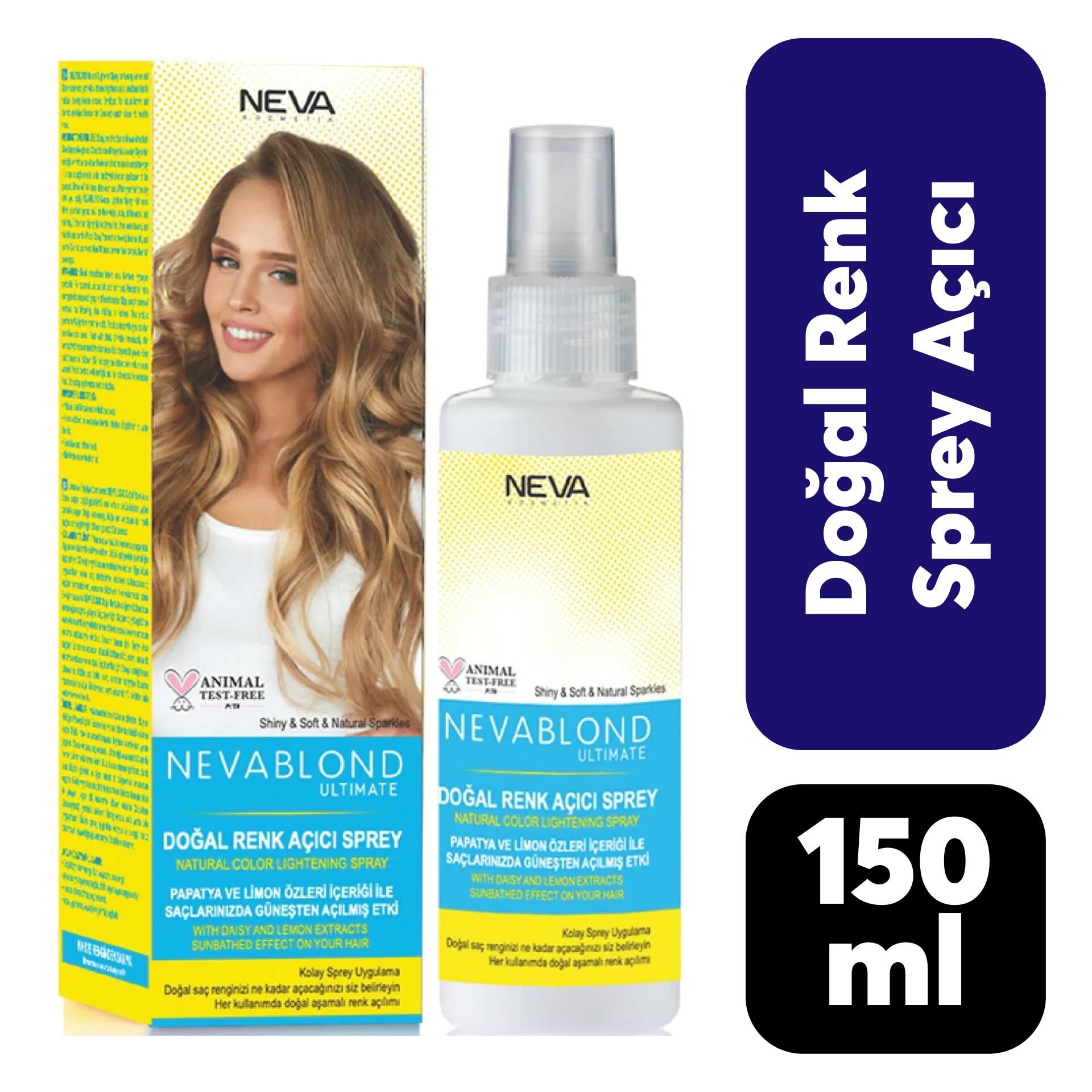 ..Neva Doğal Renk Açıcı 150 ml Sprey