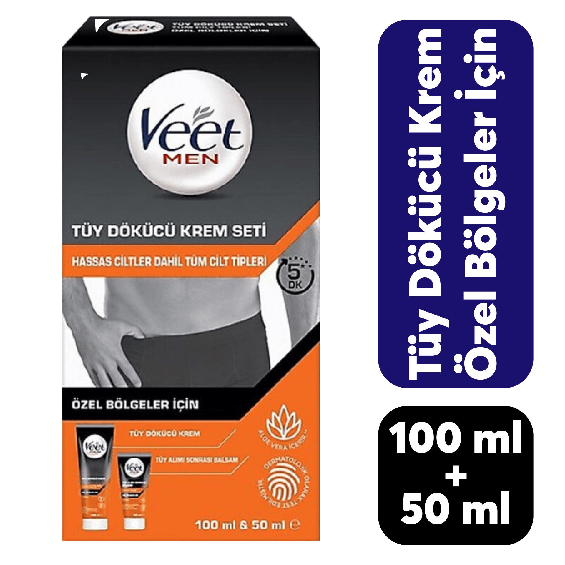 Veet Men 100 ml Tüy Dökücü + 50 ml Balsam