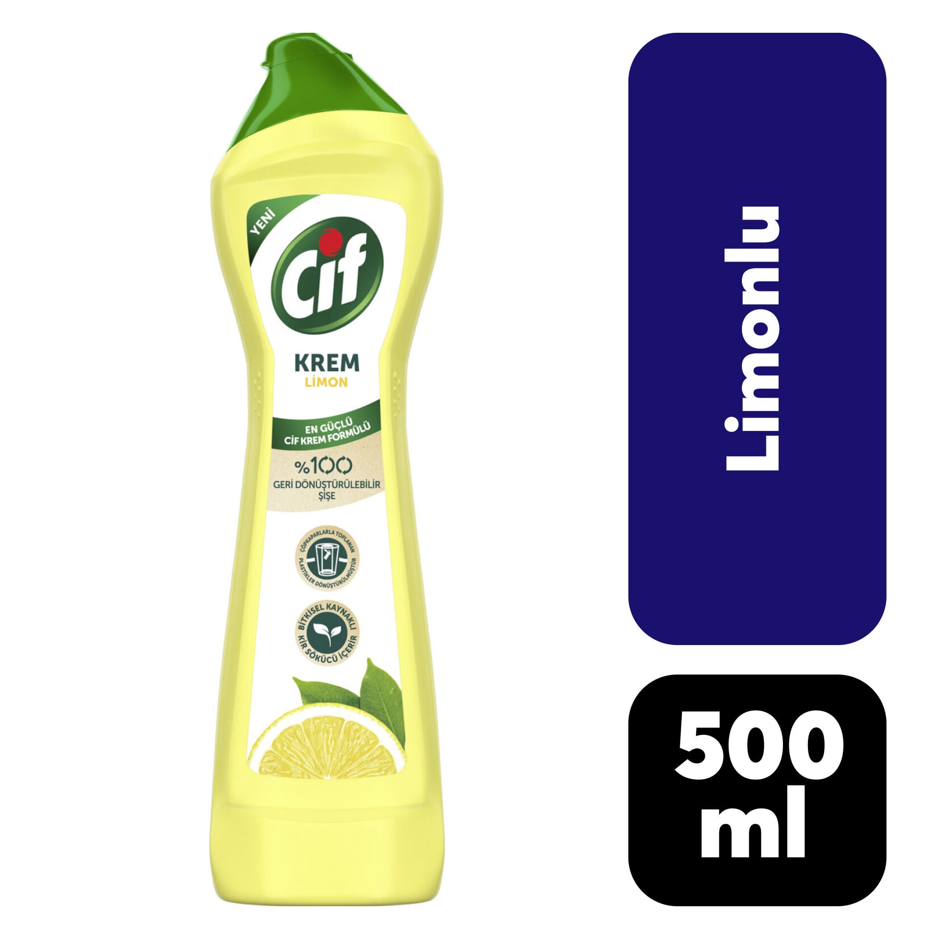Krem Temizleyici Cif 500 ml Limonlu***