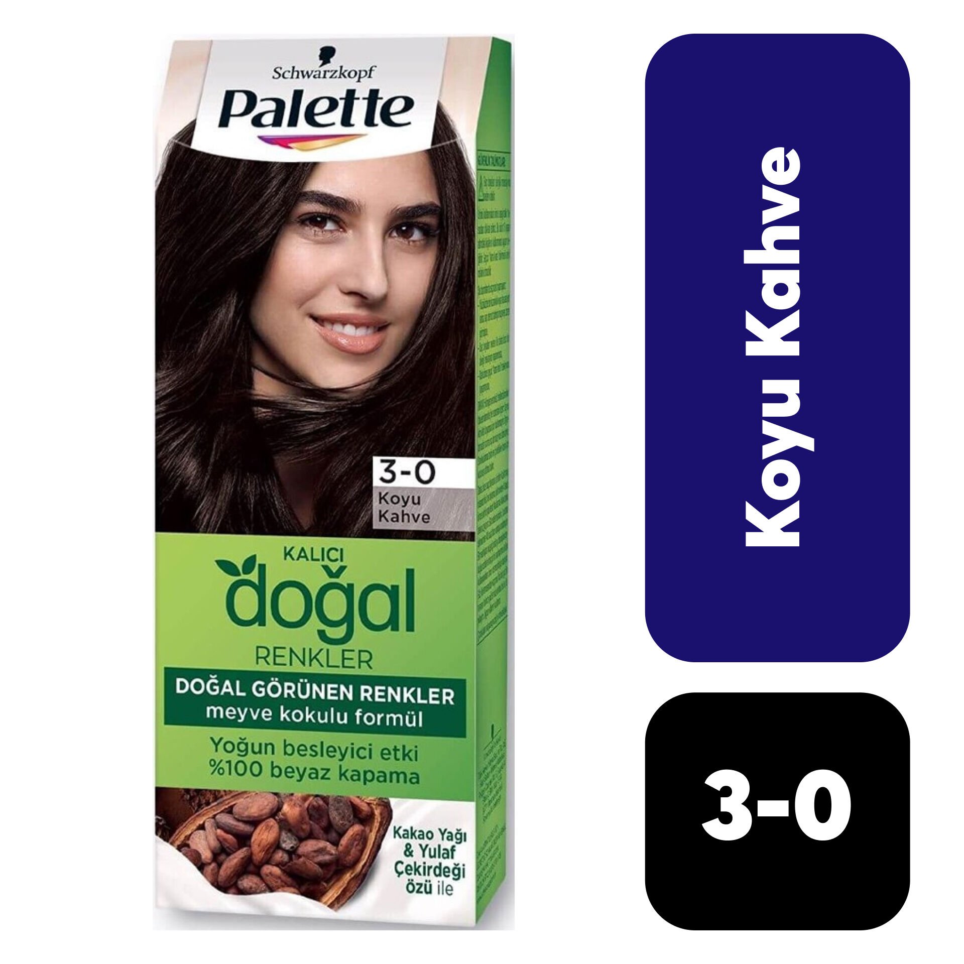 Doğal Palette .3-0 Koyu Kahve